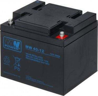MW Power Μπαταρία UPS με Χωρητικότητα 40Ah και Τάση 12V 12V/40AH-MW 1τμχ