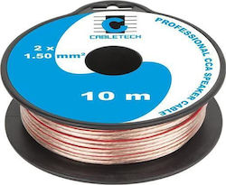 Cabletech Καλώδιο Ηχείου Ατερμάτιστο 10m (KAB0397)