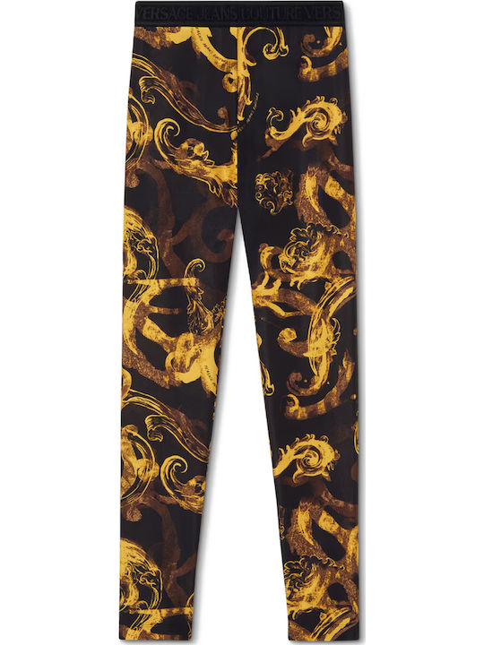 Versace Frauen Leggings G89/black/gold