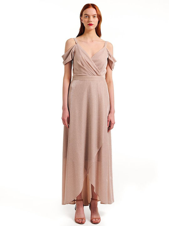 Forel Maxi Βραδινό Φόρεμα Lurex