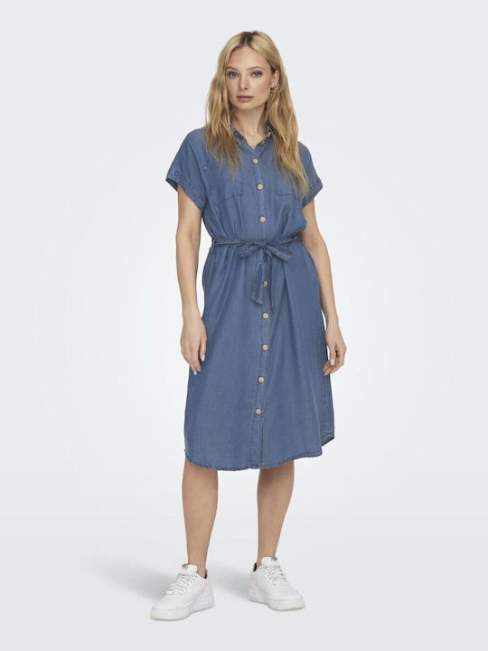 Only Dress Denim Blue