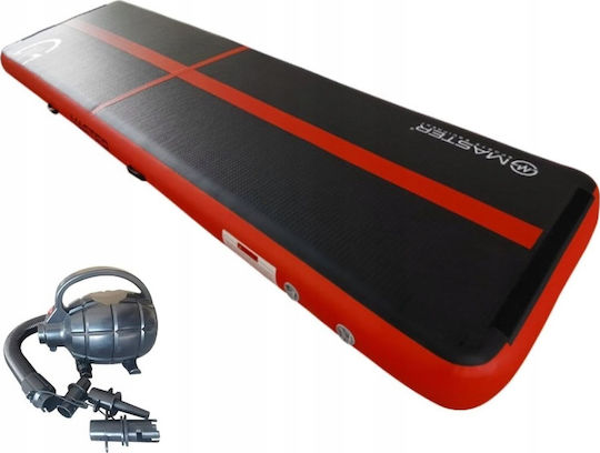 Master AirTrack Στρώμα Ενόργανης Γυμναστικής Μαύρο (400x100x20cm)