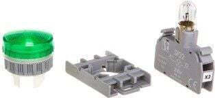 Spamel Indicating Light Industrial Type SP22-LZ-230-BA9S