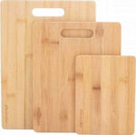 Kamille Rectangular Wooden Chopping Board Set 3pcs