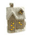 Chomik Crăciunescă Iluminată Decorativă Ceramică Scenă 36x25x18cm.