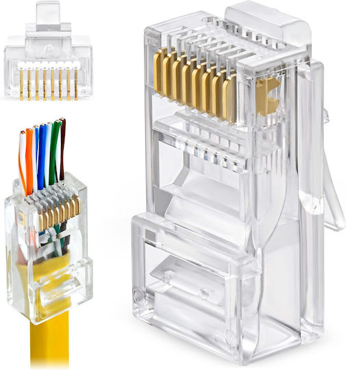 Kuwes RJ45 Clip 25τμχ (EZ108-C6-UTP)