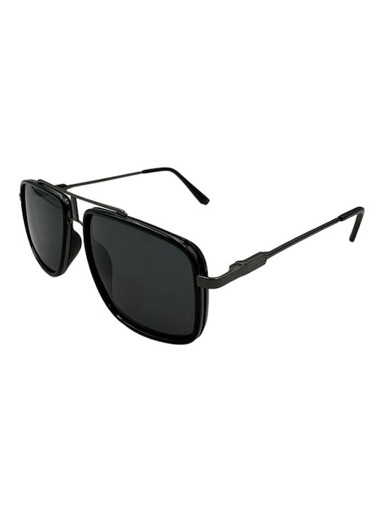 V-store Sunglasses with Black Frame and Black Polarized Lens POL9015B-04