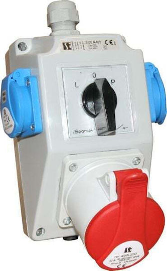 Spamel Industriesteckdose ZI04R221