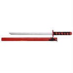 Σπαθι Ξυλινο Tole10 Wooden Katana Red 72 Cm 49017