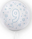 Tuban Balloon 45cm Stars Number 9 Blue Tuban