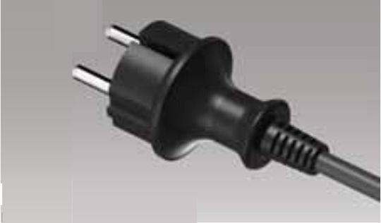 Plastrol Καλώδιο Ρεύματος τύπου H07RN-F με Διατομή 2x1.5mm² σε Μαύρο Χρώμα 1m