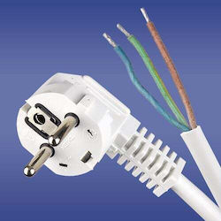 Elektro Plast Netzkabel mit Kabeleigenschaften 1x25mm² Weiß 1m 51921