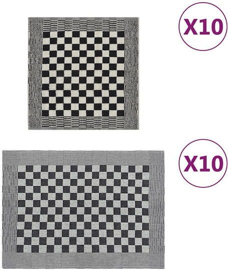 vidaXL Prosop din 100% Bumbac 20buc