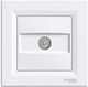 Schneider Electric Asfora TV Antenna Socket Aerial in White color EPH3200321