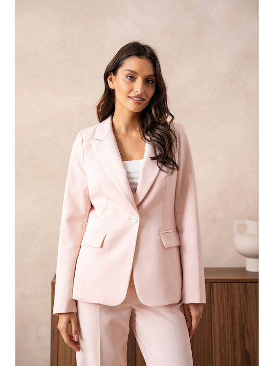 Bon Blazer pentru femei Sacou PINK V2215-PINK