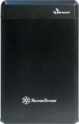 Pocket Silverstone 2.5" Sata Usb 2.0 Treasure Ts01 Black Sst-ts01b