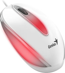 Genius DX-Mini Ενσύρματο Ποντίκι Λευκό