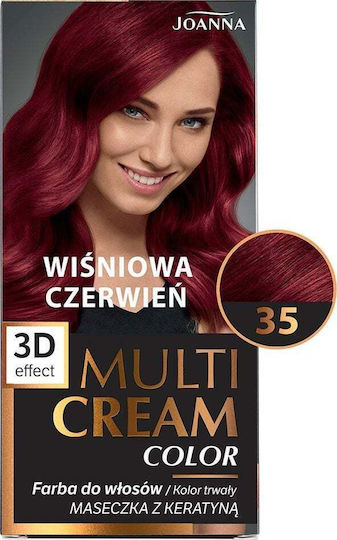 Joanna Multi Vopsea De Păr Roșu Vișiniu 35ml