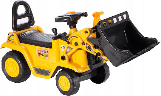 MalPlay Buldozer Under Construction Mașină Ride On Pentru 12+ Luni Bej