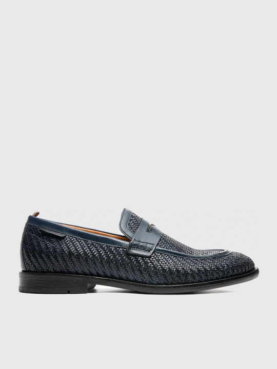 Leder Herren Mokassins in Schwarz Farbe