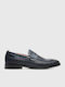 Leder Herren Mokassins in Schwarz Farbe