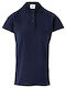 Velilla Women's Promotional Polo T-Shirt in Navy Blue