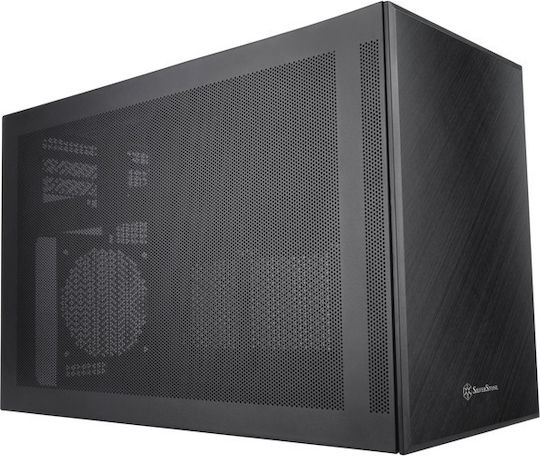 Silverstone SST-SG17B Mini Tower Κουτί Υπολογιστή Μαύρο
