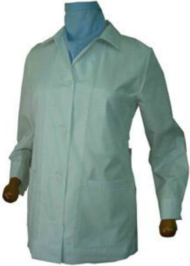 Afoi Papadopouloi Women's White Medical Blouse
