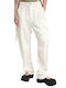 Soft Outdoors Damen Stoff Cargo Hose Cream