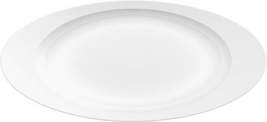 Ready Serie Saturno Servierplatte Oval aus Porzellan Weiß 48x21cm 6Stück