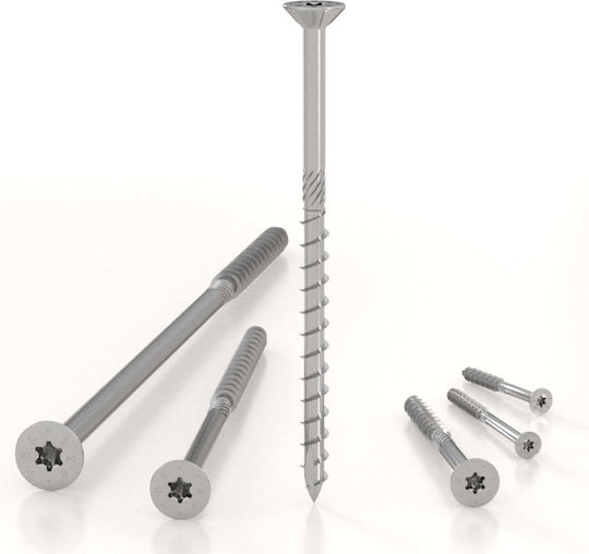 Showood Αυτοδιάτρητη Ξυλόβιδα Torx Inox με Διάμετρο M4 και Μήκος 50mm