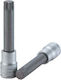 Teng Tools Long Walnut with Spline Head and Socket 1/2'' M16x100mm