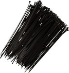 Mozos Pack of 100pcs Black Plastic Cable Ties