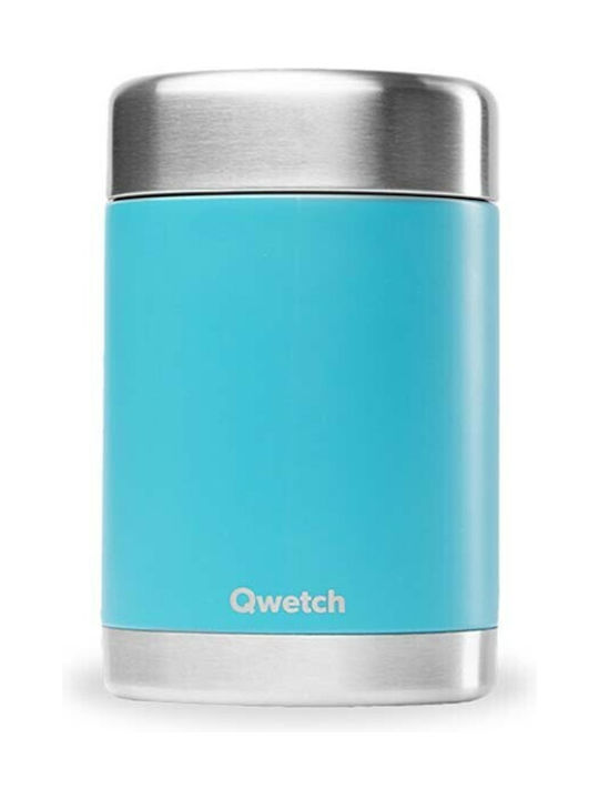 Qwetch Кутия за обяд Термос Inox Сребрист 650мл 1бр