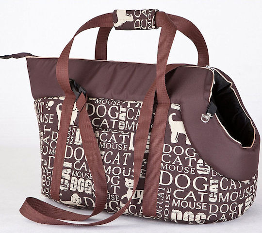 Hobbydog Geantă de umăr pentru transport câine / pisici Maro M43xL27xA25cm.