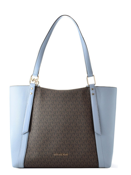 Michael Kors Leather Women's Bag Shoulder Blue