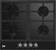 Beko Gas Cooktop Autonomous 58.4x52.4εκ.