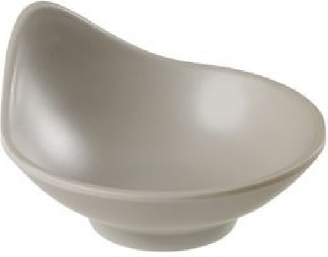 Leone Servierschüssel Rund aus Melamin Gray mit Durchmesser 10.3cm 6Stück