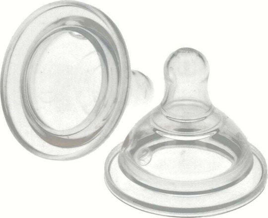 Hello Kitty Silicone Bottle Teats Slow Flow for 0+ Months 2 Pieces