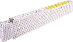 Stabila SA14555 Wooden Folding Ruler 2m