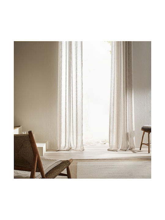 Gofis Home Curtain with Pencil Pleat Beige 502 Beige 200x295cm