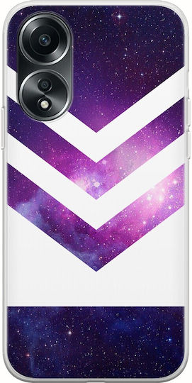 Space Chevron Задна корица Силикон Многоцветен (Oppo A78 5G)