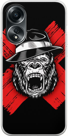 Gorilla Mafia Back Cover Silicon Multicolor (Oppo A78 4G (Gorilla Mafia))