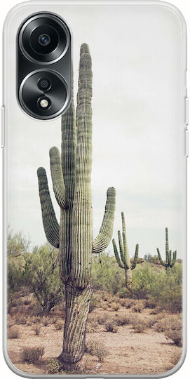 Desert Cactus Umschlag Rückseite Silikon Mehrfarbig (Oppo A78 5G)