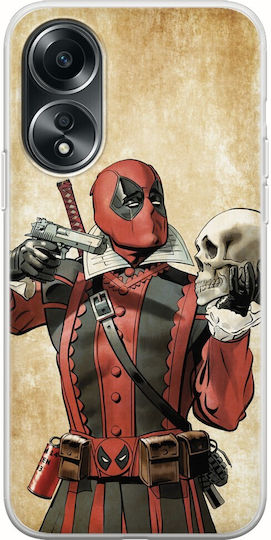 Deadpool Hamlet Back Cover Silicon Multicolor (Oppo A78 4G)