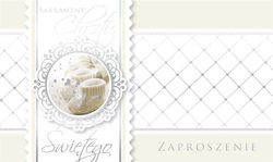 Kukartka Christening Invitation Pmz-033 5 Pcs