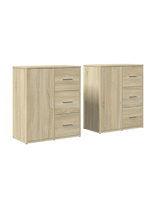 Sideboard Wooden 2τμχ 60x31x70cm