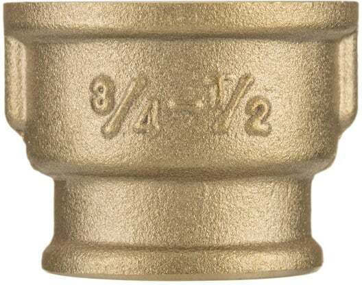 Invena Weiblich Rohrverbindung Messing 8" / 1/2" / 3/8" 2mm H/ZM-09-151