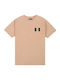 Hundreds T-shirt Μπεζ