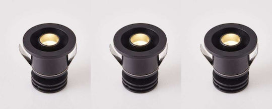 Home Lighting Μονό LED Θερμό Λευκό Σποτ σε Μαύρο Χρώμα